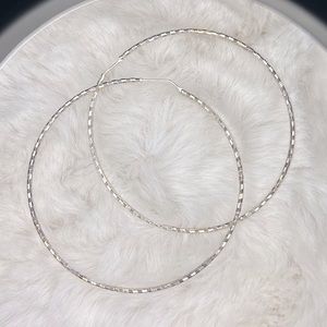 Large Silver 925 earrings